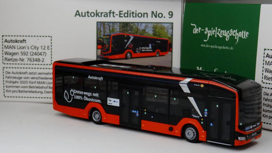 MAN Lions City 12 E Autokraft Kiel Wagen 592 - Rietze Sondermodell