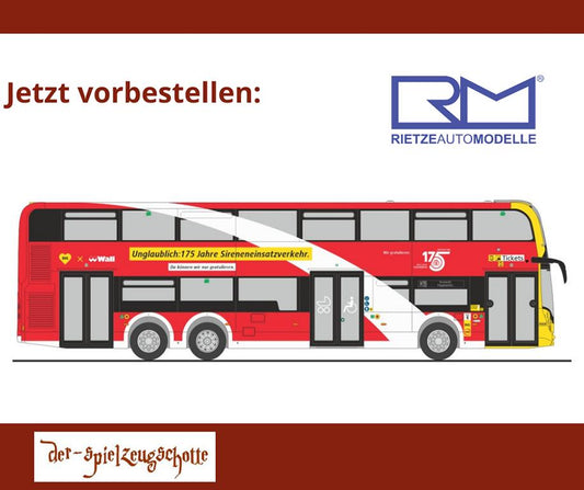ADL Enviro 500 BVG Berlin - 175 Jahre Feuerwehr - Rietze 78038
