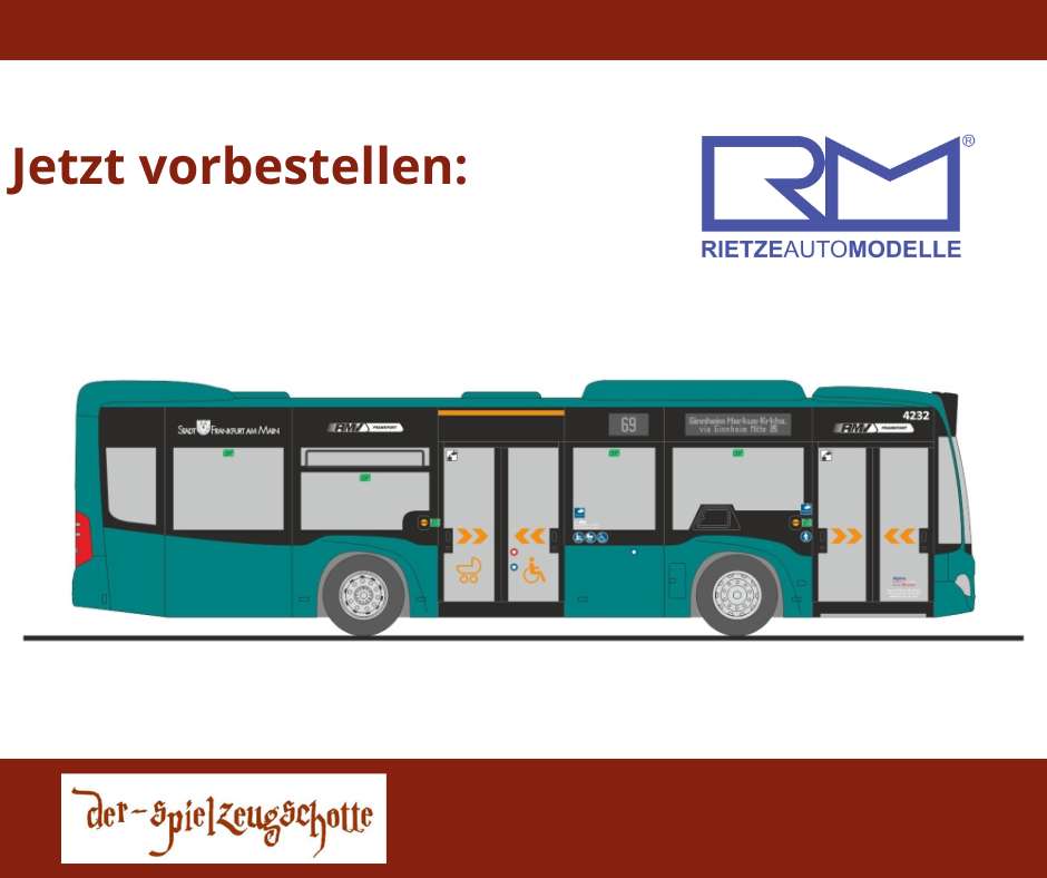 Mercedes Citaro K traffiQ Frankfurt - Rietze 67970
