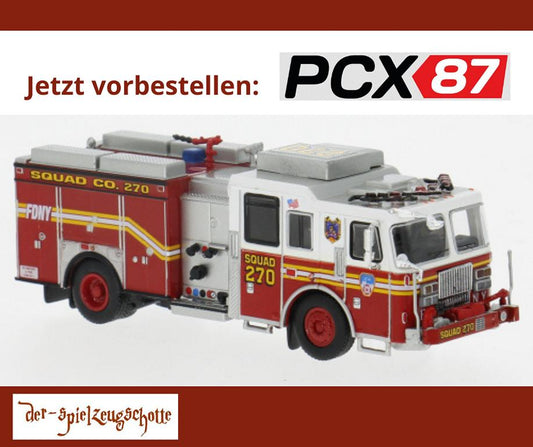 Seagrave Attacker FDNY New York - Squad 270 Queens - PCX87 870844