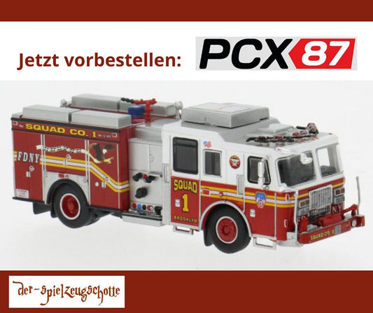 Seagrave Attacker FDNY New York - Squad 1 Brooklyn - PCX87 870840