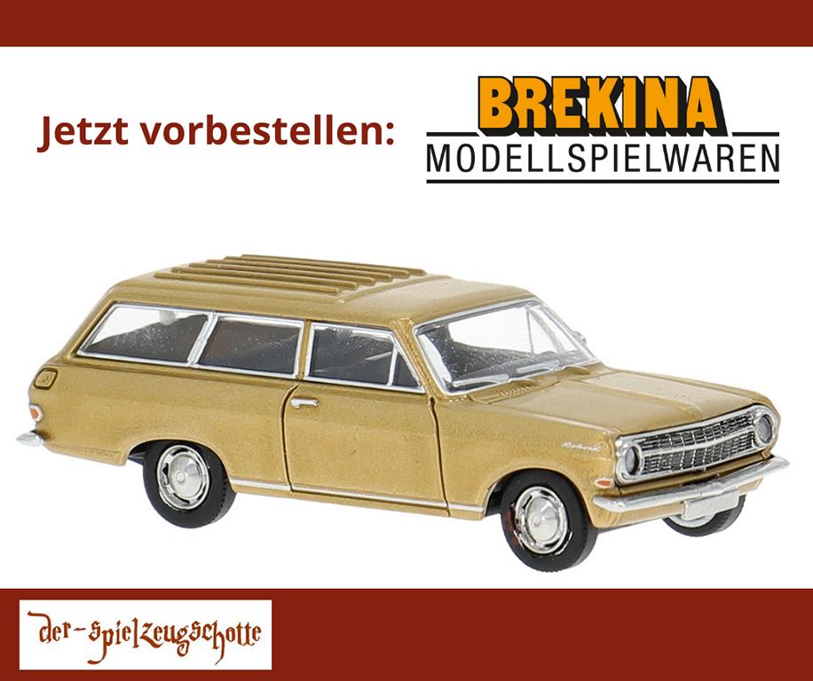Opel Rekord A CarAVan gold - Brekina 20473