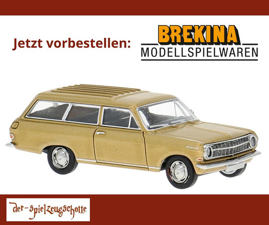 Opel Rekord A CarAVan gold - Brekina 20473