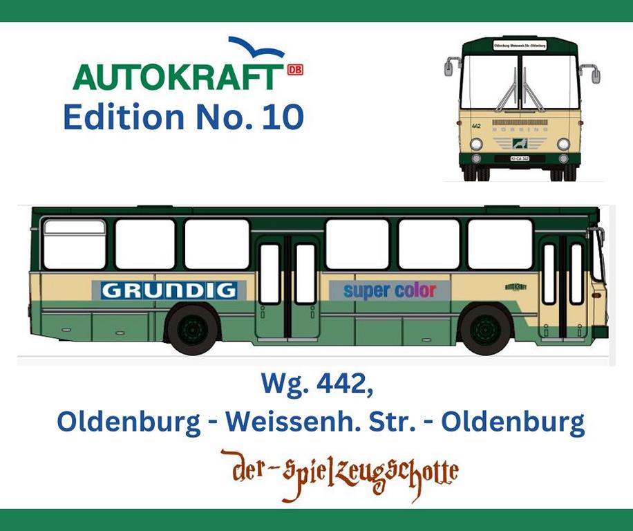 Büssing BS 120 N Autokraft - Wagen 442 - Grundig - Brekina Sondermodell