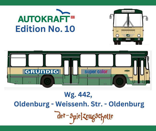 Büssing BS 120 N Autokraft - Wagen 442 - Grundig - Brekina Sondermodell