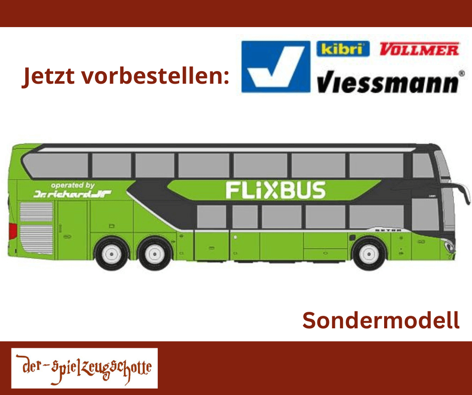 flixbus fahrradanhänger Setra S 531 DT Flixbus Dr. Richard