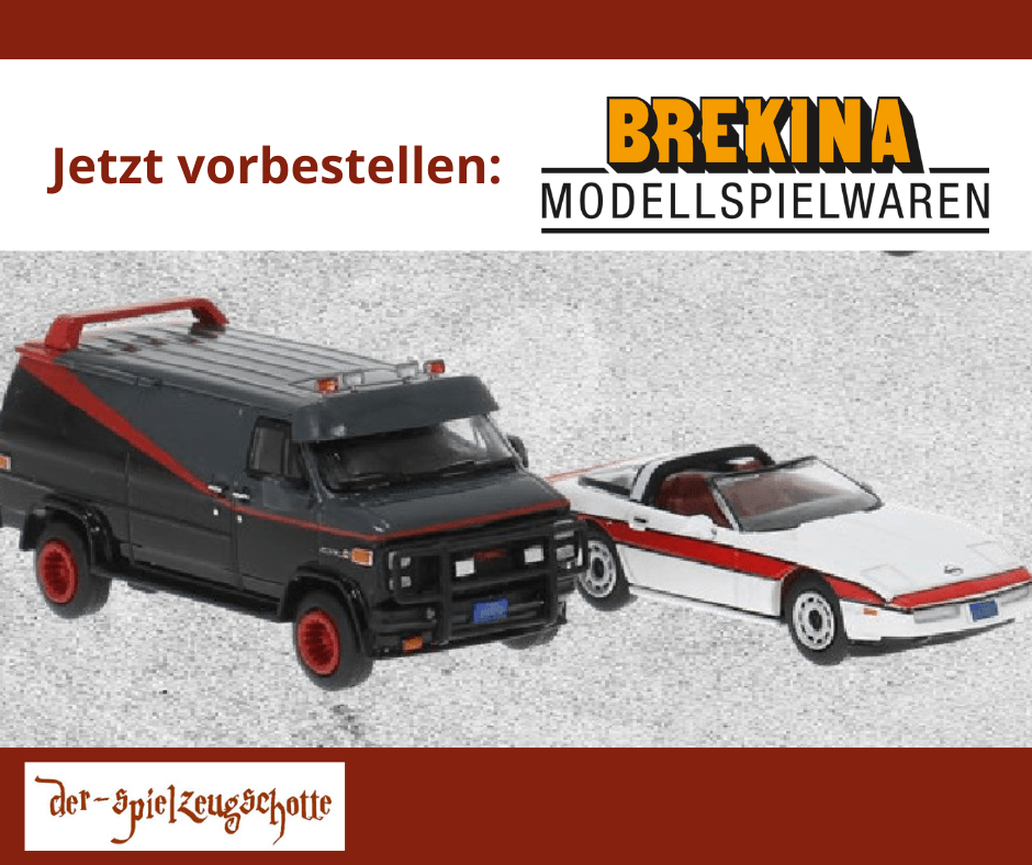 Set A-Team: GMC Vandura und Corvette C4 - Brekina 90501