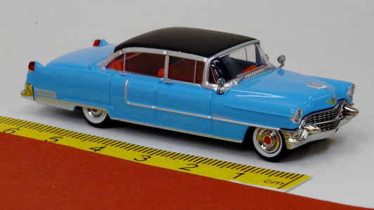 Cadillac Fleedwood 1955 blau - Brekina 18351
