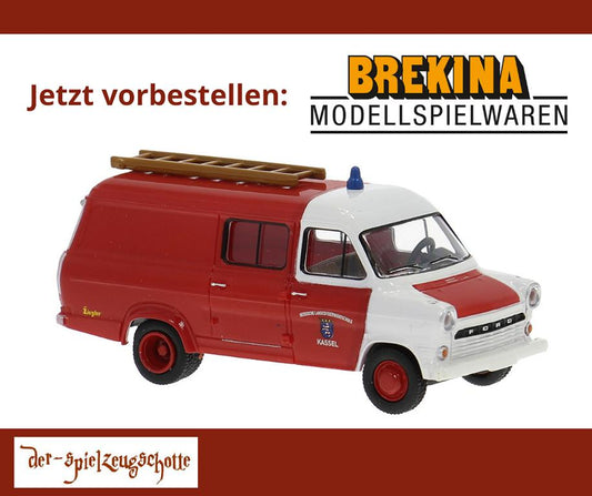 Ford Transit Landesfeuerwehrschule Hessen - Brekina 34169