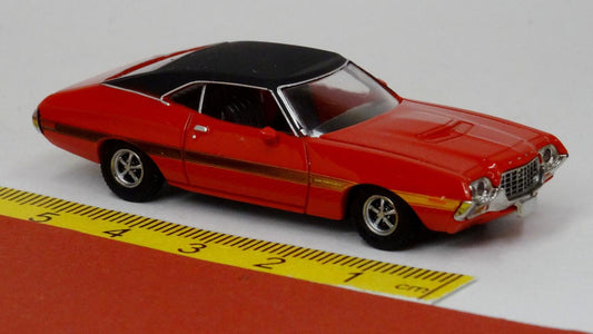 Ford Gran Torino sport 1972 rot schwarz - Brekina 18326