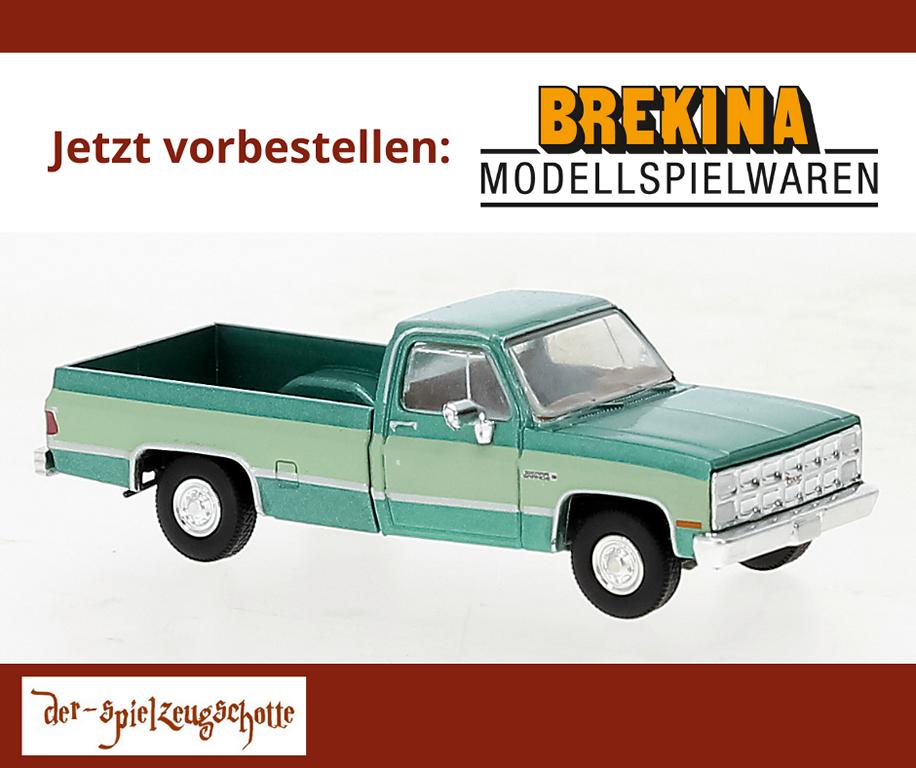 GMC Sierra Grande 1981 grün - Brekina 19650
