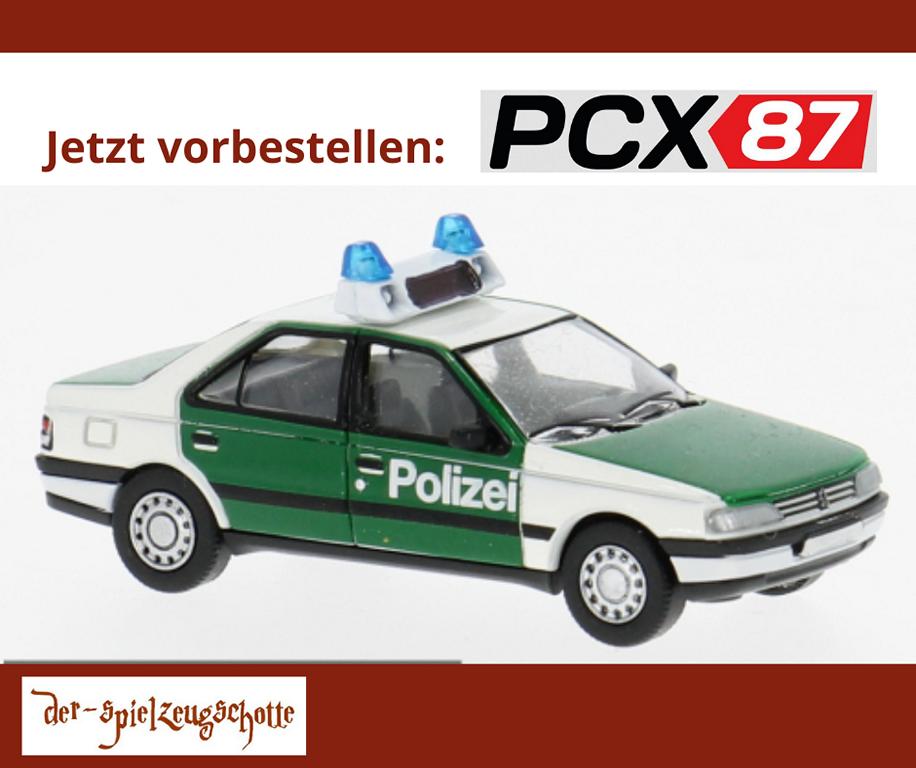 Peugeot 405 GRi (1987) Polizei Saarland - PCX87 871684