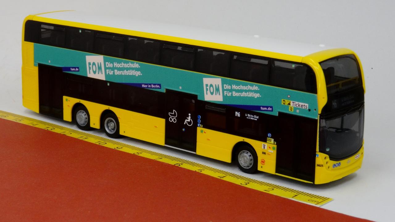 ADL Enviro 500 Doppeldecker BVG Berlin FOM - Rietze 78035