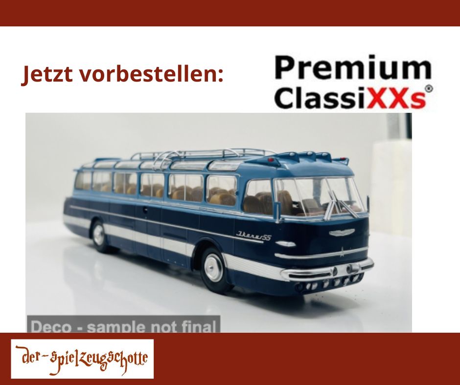 Ikarus 55-53 (1953) blau - 1:43 - Premium Classixxs PCL47208