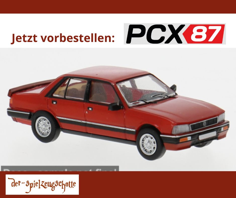 Peugeot 505 GTI 1985 rot - PCX87 870291