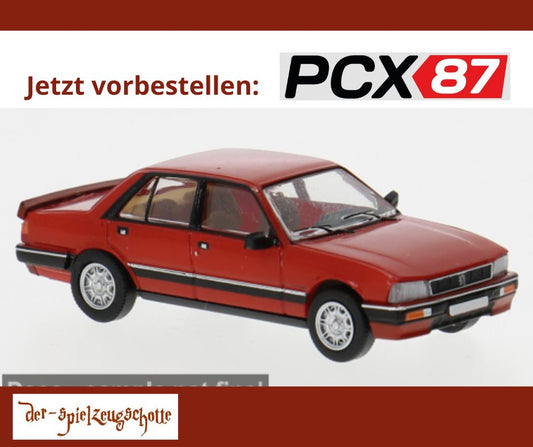 Peugeot 505 GTI 1985 rot - PCX87 870291