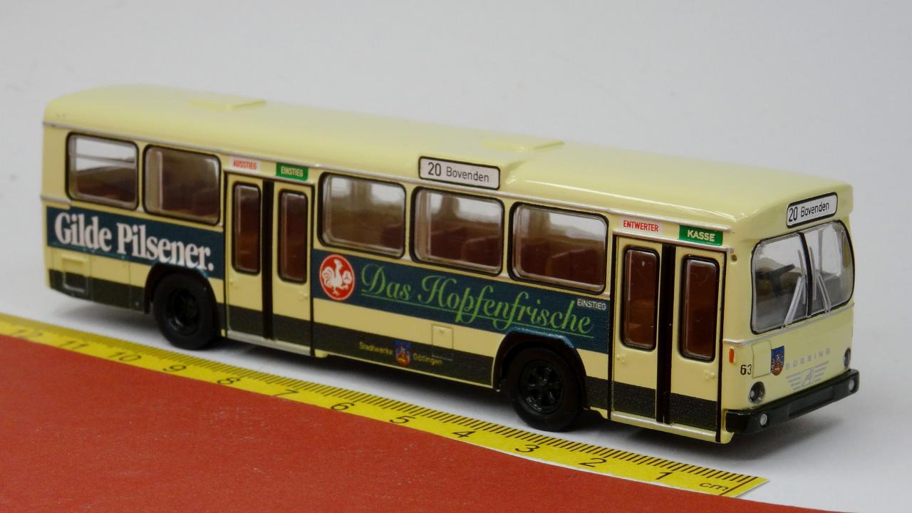 Büssing BS 110 V Stadtwerke Göttingen Gilde Pilsener - Brekina 59158