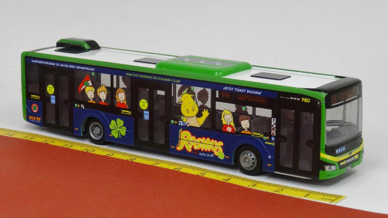 Bus MAN Lions City 12 - Rietze 75398 - Échelle 1:87 - Vert - Neuf