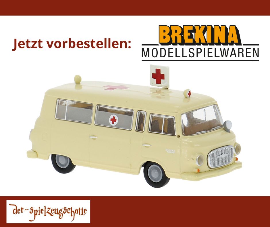 Barkas B 1000 Krankenwagen - Brekina 30046