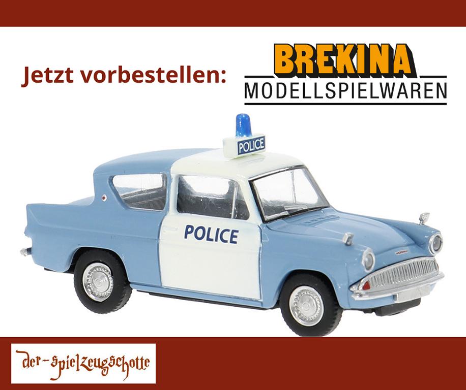 Ford Anglia "Panda" der Police - Brekina 19332