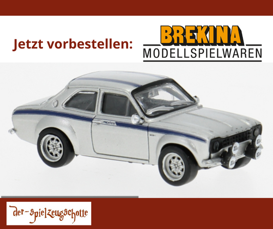 Ford Escort RS 1800 Mk1 Mexiko silber - Brekina 19072