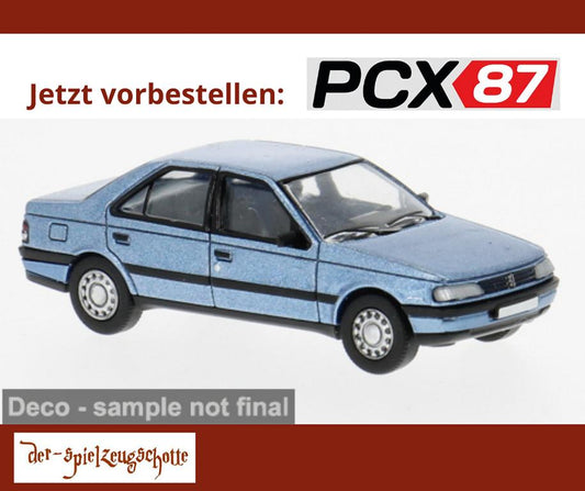 Peugeot 405 GRi (1987) hellblau metallic - PCX87 870746