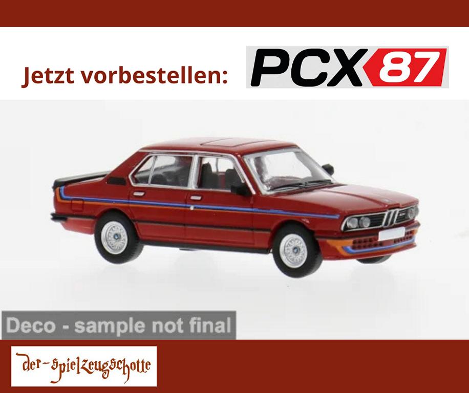 BMW 535i (E12) 1980 rot Dekor - PCX87 871605