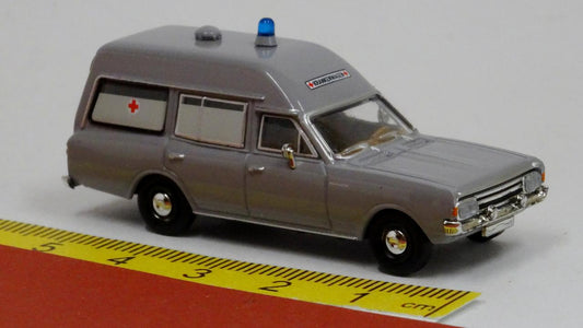 Opel Rekord C KTW neutral grau - Brekina 20671