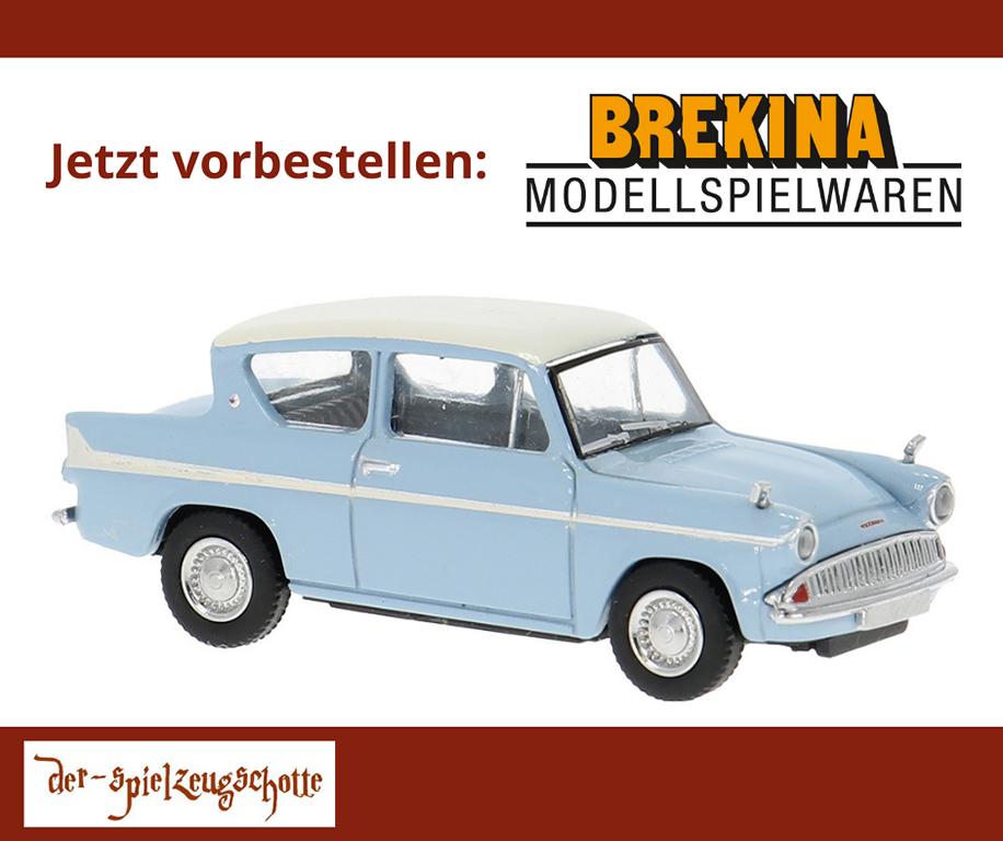 Ford Anglia blau wie bei Harry Potter - Brekina 19330