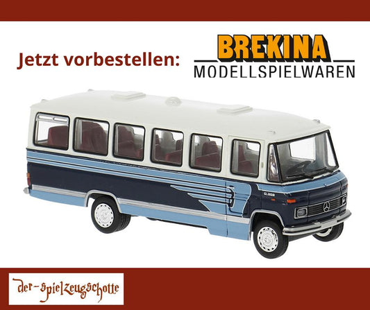 Mercedes O 309 Bus weiss blau - Brekina 36750