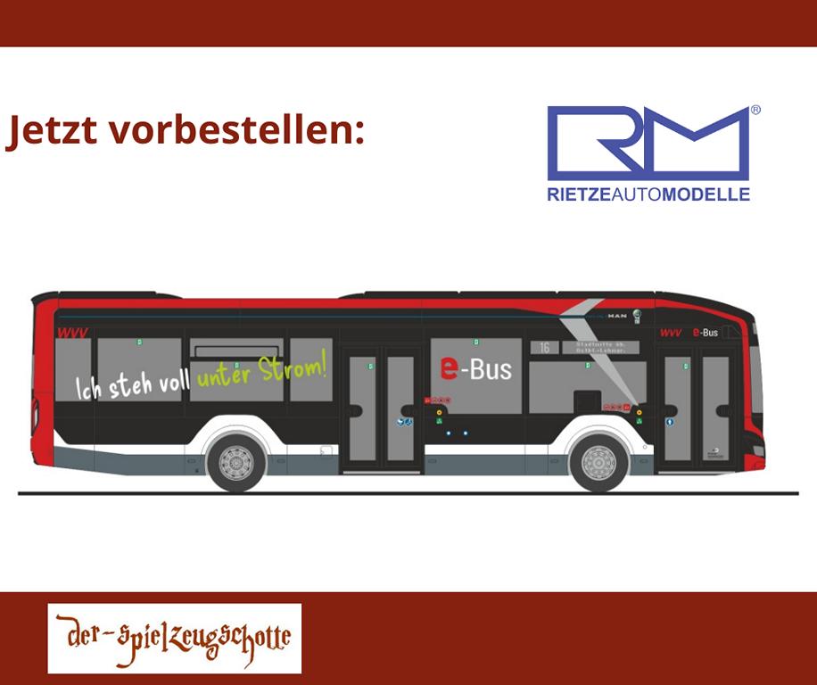 MAN Lions City 12 E Würzburger Straßenbahn - Rietze 76356