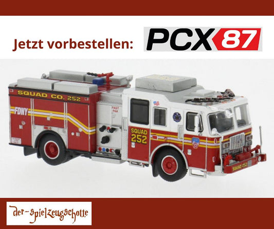 Seagrave Attacker FDNY New York - Squad 252 Brooklyn - PCX87 870843