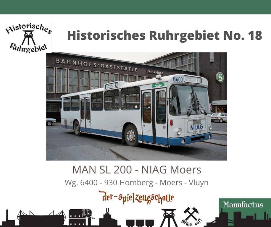 MAN SL 200 NIAG Moers ohne Werbung - Rietze 72331