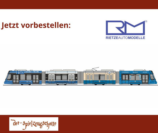 Siemens Avenio 150 Jahre Tram München - Rietze STRA01119