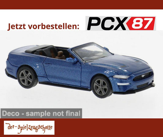 Ford Mustang VI Convertible (2020) dunkelblau metallic - PCX87 870564