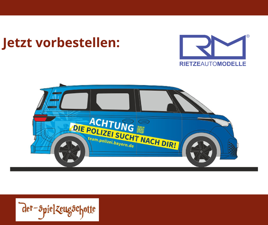 VW ID Buzz Nachwuchswerbung Polizei Bayern - Rietze 51406