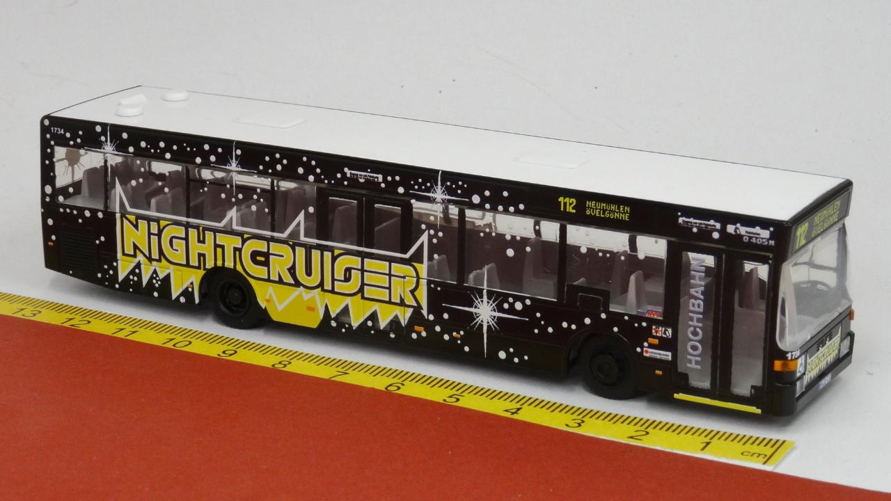 Mercedes O 405 N/2 HHA Hamburg Nightcruiser gelb - Sondermodell