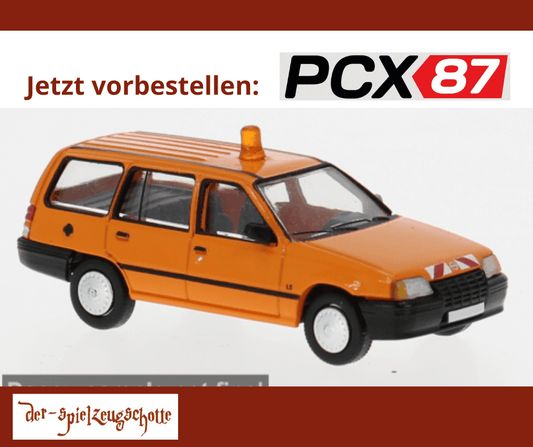 Opel Kadett E Caravan 1985 - orange kommunal - PCX87 871456