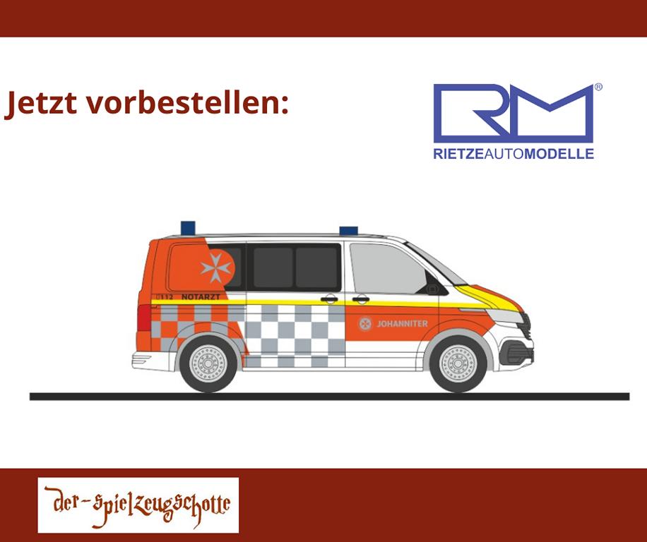 VW T6.1 Johanniter Mannheim Notarzt - Rietze 53979