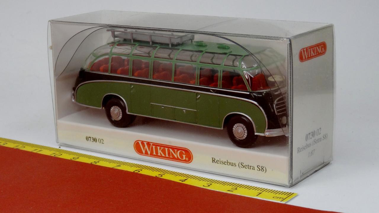 Setra S 8 grün - Wiking 0730 02 (A7)
