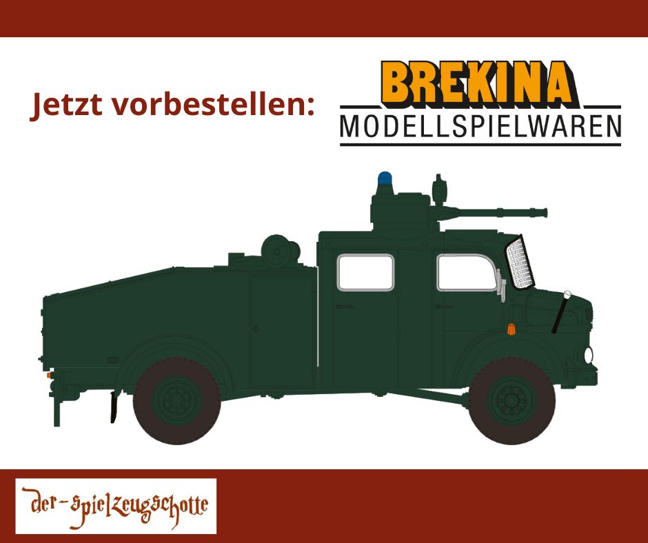 Mercedes LA 1113 Wasserwerfer Bundesgrenzschutz - Brekina 47184