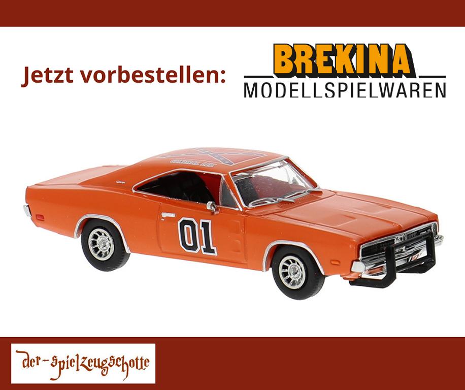 Dodge Charger orange "General" - Brekina 18004