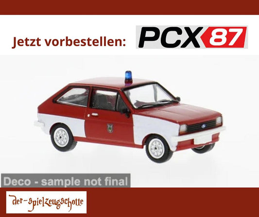 Ford Fiesta MK I Feuerwehr Pinneberg - PCX87 871255