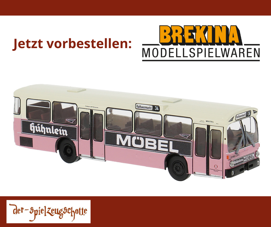 Mercedes O 305 HHA Hamburg - Möbel Hühnlein - Brekina 50835