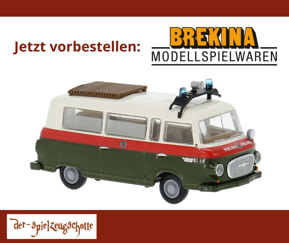 Barkas B 1000 Volkspolizei (Variante 2) - Brekina 30045