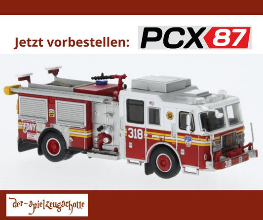 Seagrave Marauder FDNY New York Brooklyn Engine 318 - PCX 870684