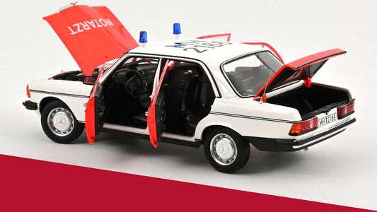 Mercedes 200 W123 Notarzt Mülheim a.d.R. - Norev 183834