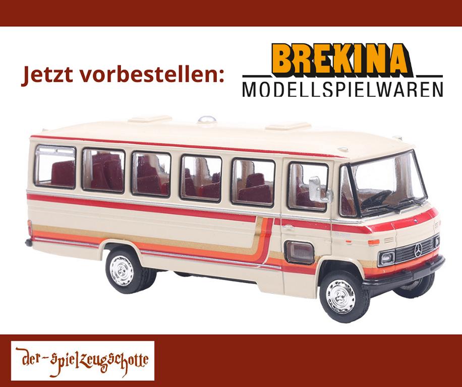 Mercedes O 309 Bus beige orange - Brekina 36751