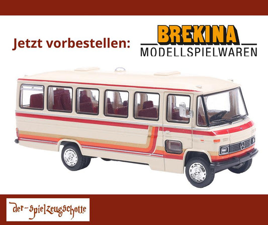 Mercedes O 309 Bus beige orange - Brekina 36751