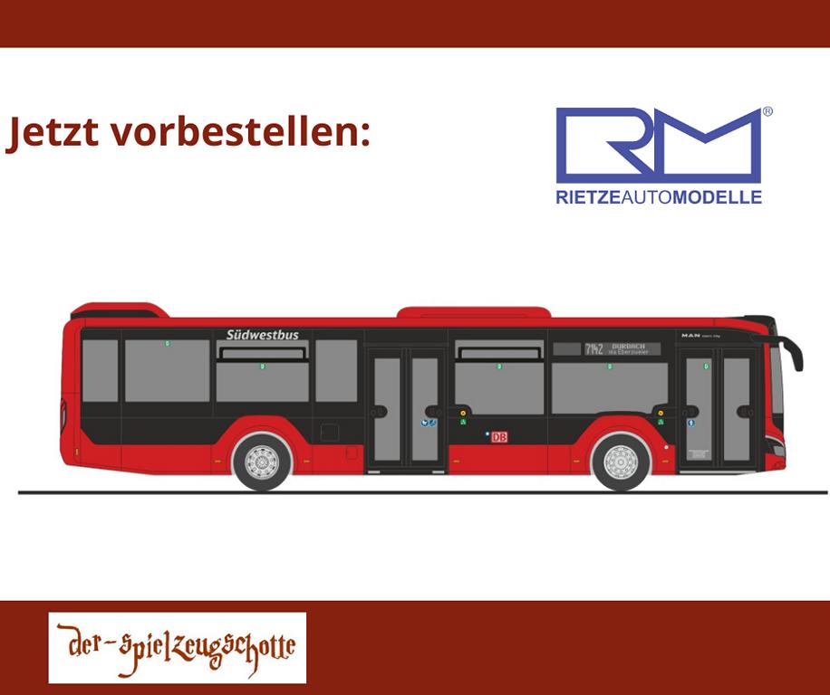 MAN Lions City 12 Südwestbus Karlsruhe - Rietze 75424